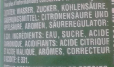 Lista de ingredientes del producto 7 UP 7Up 50 cl