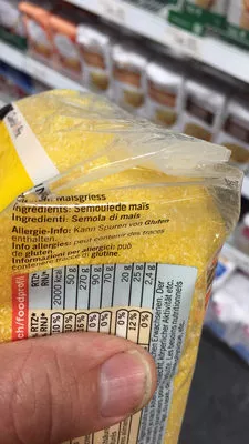 Lista de ingredientes del producto Polenta Qualité & Prix 750 g