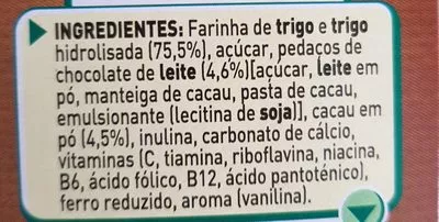 Lista de ingredientes del producto Nestum Chocolate Nestlé 250g