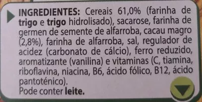 Lista de ingredientes del producto Pensal Nestlé 