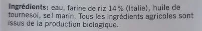 Lista de ingredientes del producto Karma : Bio Rice Drink Nature Vegan Coop 1000 ml