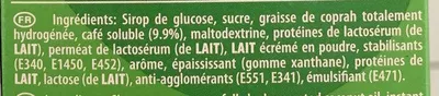 Lista de ingredientes del producto Cappuccino saveur Noisettes Maxwell House 8 * 18,5 g (148 g)