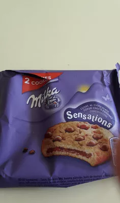 Lista de ingredientes del producto Cookie Sensations Milka, Mondelez 26g x2