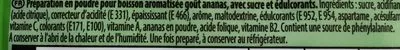 Lista de ingredientes del producto Sabor Ananás Tang 30 g