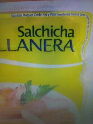 Lista de ingredientes del producto salchicha Rica 500g