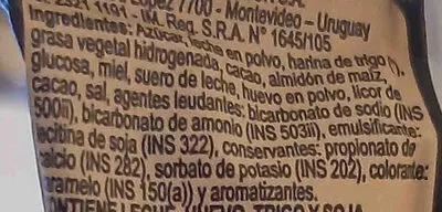 Lista de ingredientes del producto Alfajorcito  