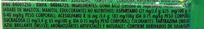 Lista de ingredientes del producto Menta Topline 