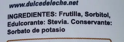 Lista de ingredientes del producto mermelada de frutillas con stevia doña magdalena 400g