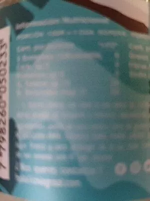 Lista de ingredientes del producto Aceite de coco chia graal 