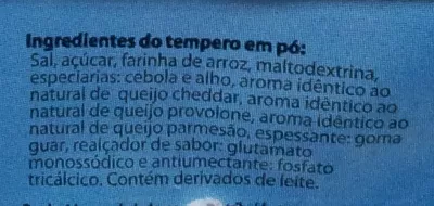 Lista de ingredientes del producto Qualitá Macarrão Instantâneo 4 Queijos Qualitá, Pão de Açúcar 85g