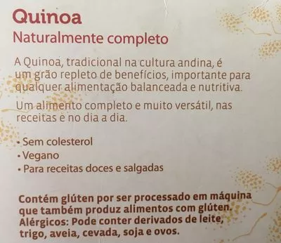 Lista de ingredientes del producto Quinoa rouge  200 g