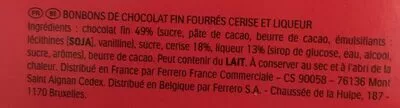 Lista de ingredientes del producto Mon cheri Ferrero,  Mon Cheri 