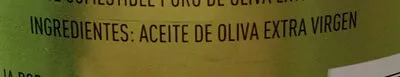 Lista de ingredientes del producto Aceite de oliva extra virgen Oro Verde 1 L