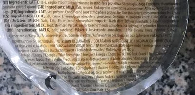 Lista de ingredientes del producto Parmigiano Reggiano Zanetti 