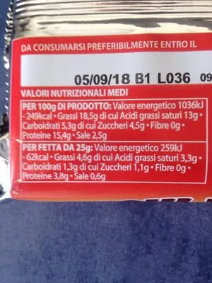 Lista de ingredientes del producto Finette Conad 