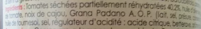 Lista de ingredientes del producto Pesto rosso Creazioni d'Italia 180 g