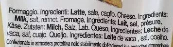 Lista de ingredientes del producto Parmigiano reggiano Ferrarini 120 g