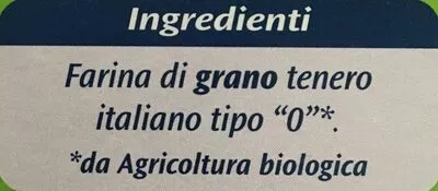 Lista de ingredientes del producto Pane Azzimo  