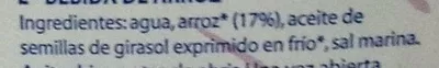 Lista de ingredientes del producto Bebida de arroz ecológica "La Finestra sul Cielo" La Finestra sul Cielo 1l