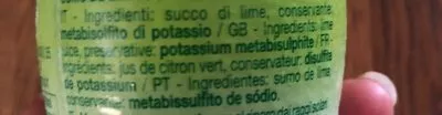 Lista de ingredientes del producto Jus de citron vert  