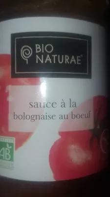 Lista de ingredientes del producto Sauce Bolognaise 345G Bio naturae 