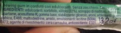 Lista de ingredientes del producto Vivident - Green Mint Vivident 