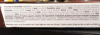 Lista de ingredientes del producto Mulino B. pan Di Stelle Mooncake GR. 210 Barilla 35 g