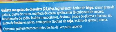 Lista de ingredientes del producto Chips Ahoy Chips Ahoy 