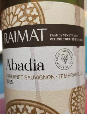 Lista de ingredientes del producto Vin rouje Raimat  