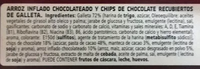 Lista de ingredientes del producto Choco flakes callejeros Cuétara 250 g (5 x 50 g)