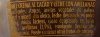 Lista de ingredientes del producto Nocilla Nocilla 