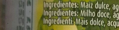 Lista de ingredientes del producto Maíz dulce Gigante Verde 480 g (3 x 160 g) (neto),  420 g (3 x 140 g) (escurrido), 3 x 212 ml