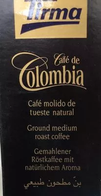 Lista de ingredientes del producto Café de Colombia Tirma 