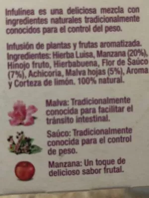 Lista de ingredientes del producto Pack Duplo Hornimans Infusió Infu-línia Hornimans 