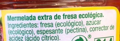 Lista de ingredientes del producto Mermelada de fresa Auchan 