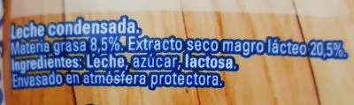 Lista de ingredientes del producto Toque Nestlé 450 gr.