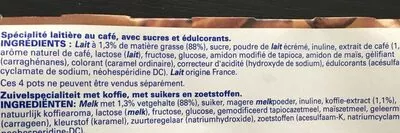 Lista de ingredientes del producto Sveltesse ferme et fondant Nestlé 4