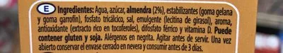 Lista de ingredientes del producto  Vivesoy 