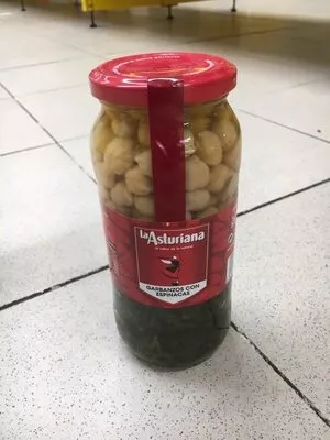 Lista de ingredientes del producto Garbanzos Con Espinacas La Asturiana La Asturiana 570 g