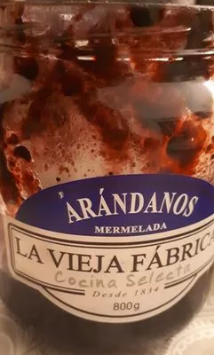 Lista de ingredientes del producto Mermelada Arandanos Vieja Fca. La Vieja Fábrica 800g