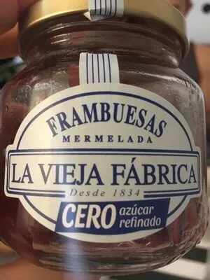 Lista de ingredientes del producto Mermelada frambuesas cero La Vieja Fabrica 