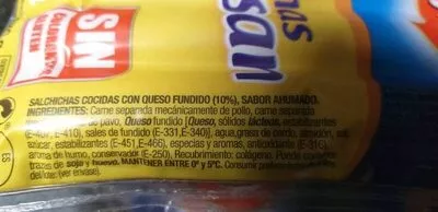 Lista de ingredientes del producto Salchichas Campesan campofrio 