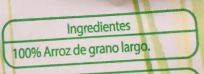 Lista de ingredientes del producto Riz large  