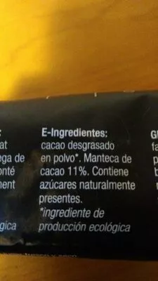 Lista de ingredientes del producto Cacao puro desgrasado en polvo Torras 