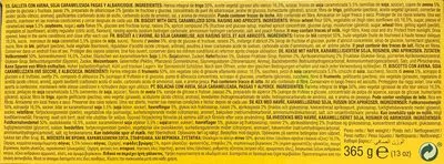 Lista de ingredientes del producto Digestive muesli Gullón 365 g