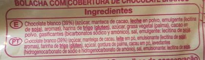 Lista de ingredientes del producto Aros chocolate blanco Auchan 