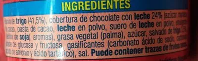 Lista de ingredientes del producto Digestive chocolate con leche Hacendado 300 g