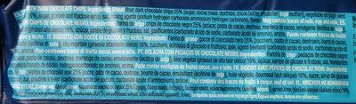 Lista de ingredientes del producto Choco chips Gullón 150 g