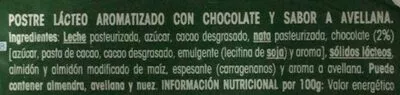 Lista de ingredientes del producto Natillas Navidad danone 