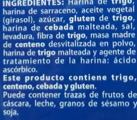 Lista de ingredientes del producto Picoteos Recondo 110g